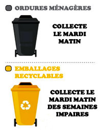 collecte mardi matin semaines impaires